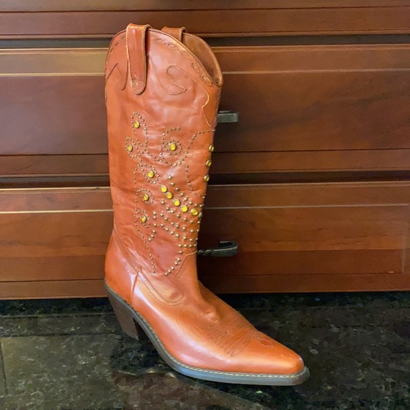 Nine West Cowboy Boots 5.5 main image 1